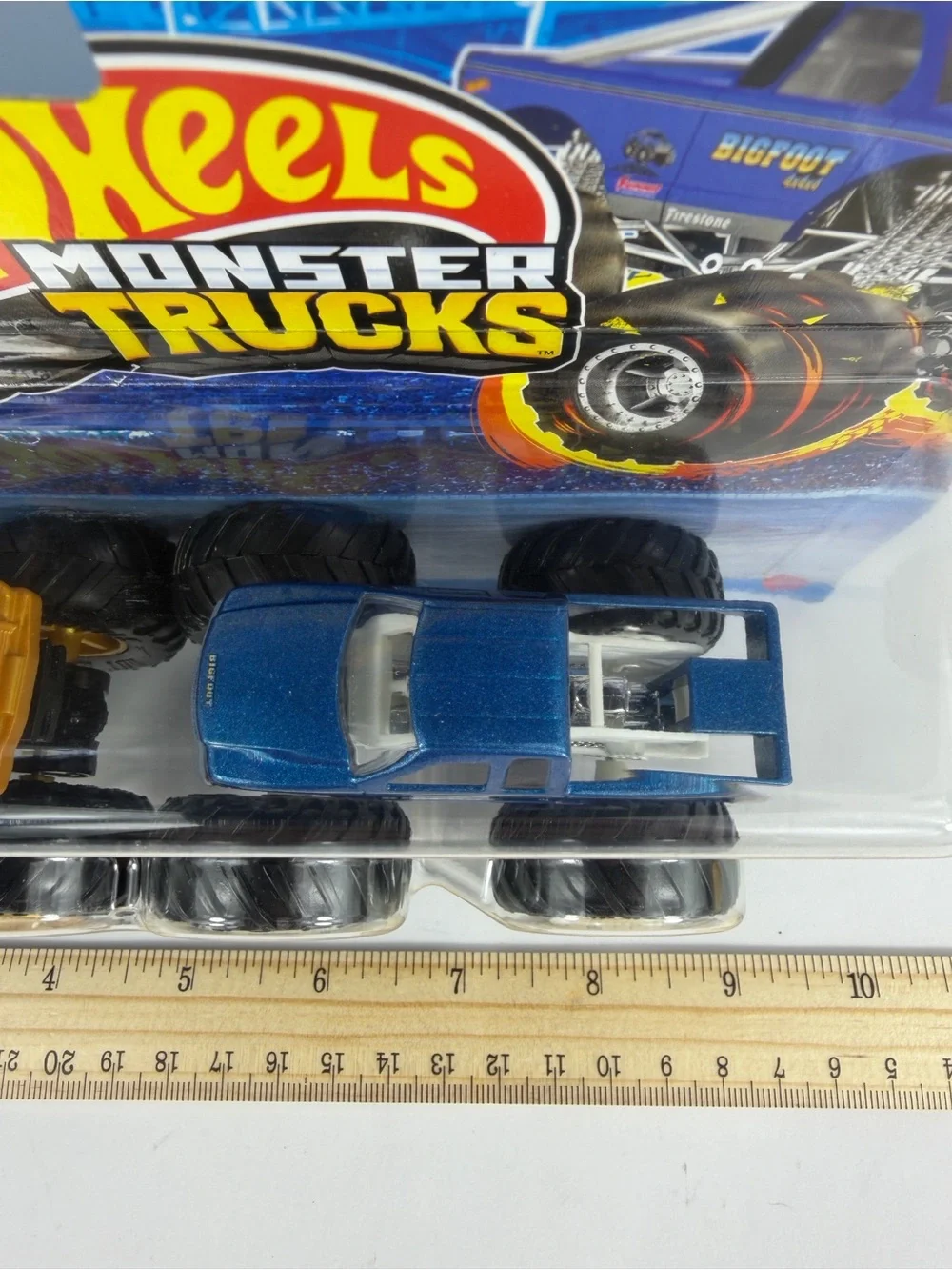 Hot Wheels Demolition Doubles Monster Trucks Big Foot 50th & Big Foot